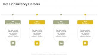 Tata Consultancy Careers In Powerpoint And Google Slides Cpb