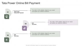 Tata Power Online Bill Payment In Powerpoint And Google Slides Cpb