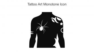 Tattoo Art Monotone Icon In Powerpoint Pptx Png And Editable Eps Format