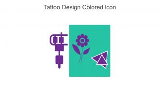 Tattoo Design Colored Icon In Powerpoint Pptx Png And Editable Eps Format