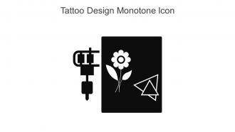 Tattoo Design Monotone Icon In Powerpoint Pptx Png And Editable Eps Format
