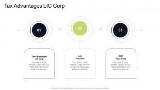 Tax Advantages LIC Corp In Powerpoint And Google Slides Cpb