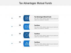 Tax advantages mutual funds ppt powerpoint presentation layouts picture cpb