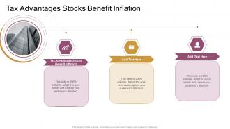 Tax Advantages Stocks Benefit Inflation In Powerpoint And Google Slides Cpb