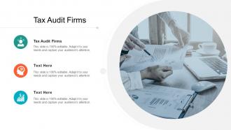Tax audit firms ppt powerpoint presentation professional diagrams cpb