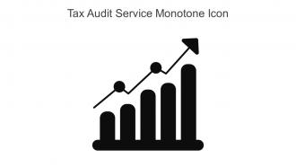 Tax Audit Service Monotone Icon In Powerpoint Pptx Png And Editable Eps Format
