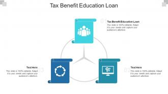 Tax benefit education loan ppt powerpoint presentation file gallery cpb
