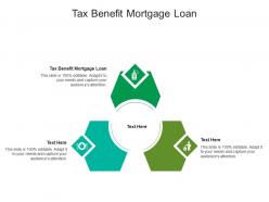 Tax benefit mortgage loan ppt powerpoint presentation pictures template cpb