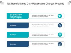 Tax benefit stamp duty registration charges property ppt powerpoint presentation slides infographics cpb