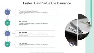 Tax Benefits Fastest Cash Value Life Insurance In Powerpoint And Google Slides Cpb