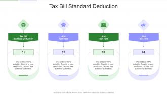 Tax Bill Standard Deduction In Powerpoint And Google Slides Cpb