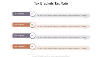 Tax Brackets Tax Rate In Powerpoint And Google Slides Cpb