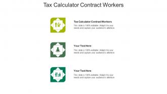 Tax calculator contract workers ppt powerpoint presentation gallery picture cpb