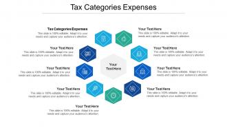 Tax categories expenses ppt powerpoint presentation portfolio example introduction cpb