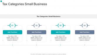 Tax Categories Small Business In Powerpoint And Google Slides Cpb