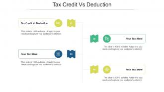 Tax credit vs deduction ppt powerpoint presentation file clipart cpb