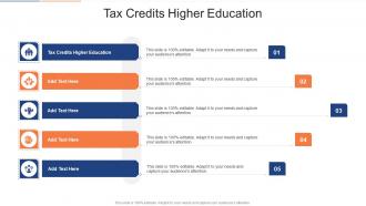 Tax Credits Higher Education In Powerpoint And Google Slides Cpb
