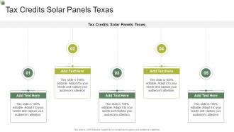 Tax Credits Solar Panels Texas In Powerpoint And Google Slides Cpb