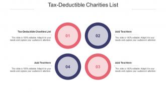 Tax Deductible Charities List In Powerpoint And Google Slides Cpb