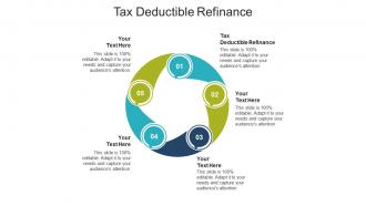 Tax deductible refinance ppt powerpoint presentation infographics design ideas cpb