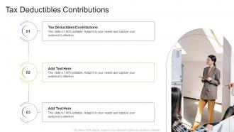 Tax Deductibles Contributions In Powerpoint And Google Slides Cpb
