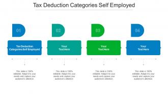 Tax Deduction Categories Self Employed Ppt Powerpoint Presentation Infographic Template Cpb
