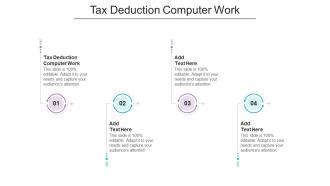 Tax Deduction Computer Work In Powerpoint And Google Slides