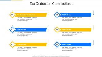 Tax Deduction Contributions In Powerpoint And Google Slides Cpb