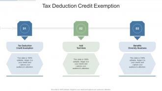 Tax Deduction Credit Exemption In Powerpoint And Google Slides Cpb