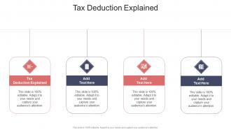 Tax Deduction Explained In Powerpoint And Google Slides Cpb