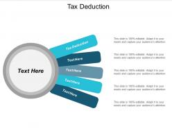 Tax deduction ppt powerpoint presentation summary portfolio cpb