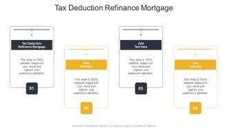 Tax Deduction Refinance Mortgage In Powerpoint And Google Slides Cpb