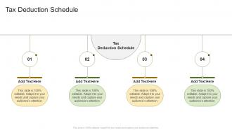 Tax Deduction Schedule In Powerpoint And Google Slides Cpb