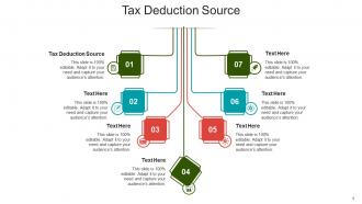 Tax deduction source ppt powerpoint presentation gallery information cpb