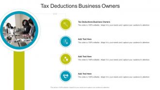 Tax Deductions Business Owners In Powerpoint And Google Slides Cpb