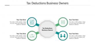 Tax deductions business owners ppt powerpoint presentation portfolio objects cpb