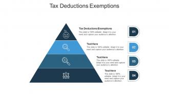 Tax deductions exemptions ppt powerpoint presentation gallery images cpb