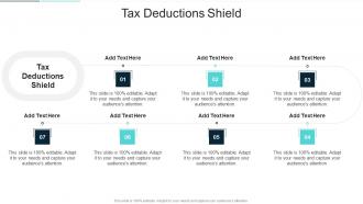 Tax Deductions Shield In Powerpoint And Google Slides Cpb