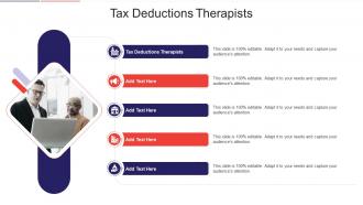 Tax Deductions Therapists In Powerpoint And Google Slides Cpb