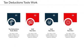 Tax Deductions Tools Work Ppt Powerpoint Presentation Icon Objects Cpb