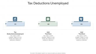 Tax Deductions Unemployed In Powerpoint And Google Slides Cpb