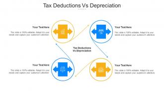 Tax Deductions Vs Depreciation Ppt Powerpoint Presentation Styles Cpb