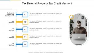 Tax Deferral Property Tax Credit Vermont In Powerpoint And Google Slides Cpb