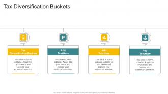 Tax Diversification Buckets In Powerpoint And Google Slides Cpb