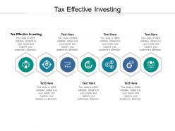 Tax effective investing ppt powerpoint presentation slides slideshow cpb
