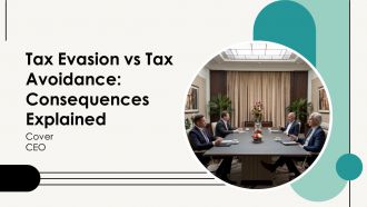 Tax Evasion Vs Tax Avoidance Consequences Explained PPT Example AT
