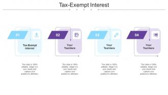 Tax Exempt Interest Ppt Powerpoint Presentation Portfolio Background Designs Cpb