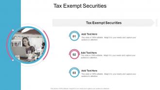 Tax Exempt Securitiesin Powerpoint And Google Slides Cpb