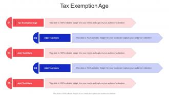 Tax Exemption Age In Powerpoint And Google Slides Cpb