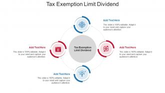 Tax Exemption Limit Dividend Ppt Powerpoint Presentation Summary Graphic Cpb